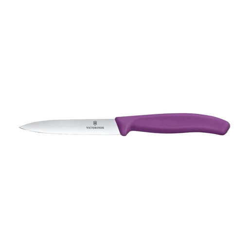 Swiss Classic Paring Knife, 10 cm, Plain Edge, Purple