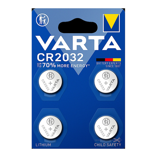 VARTA PILE LITHIUM CR2032 x 4