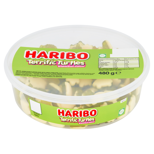Haribo Tub Terrific Turtles 480g tub