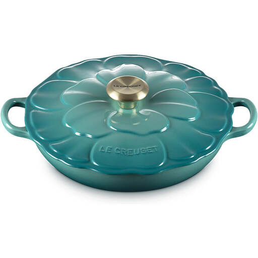 Le Creuset Gourmet Cast Iron Flower Casserole 26 cm