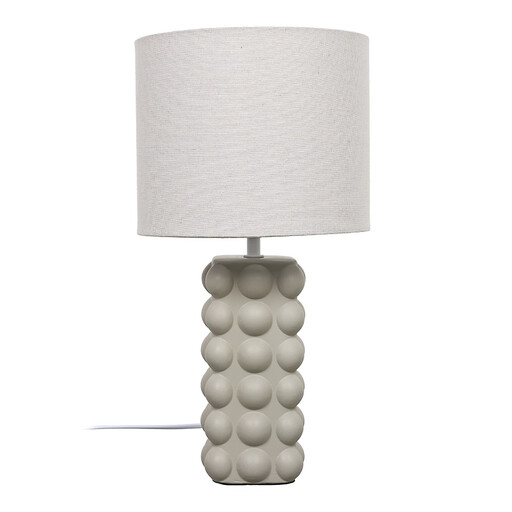 Lampe en Céramique Taupe HOME DECO FACTORY