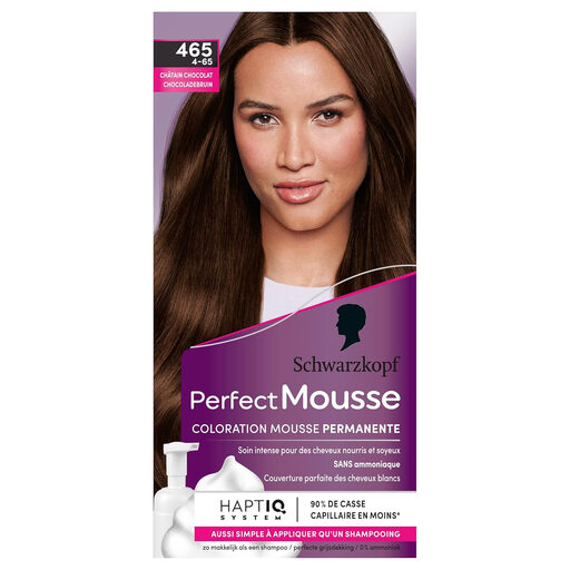 Schwarzkopf Perfect Mousse Chocolate 465 - permanent color