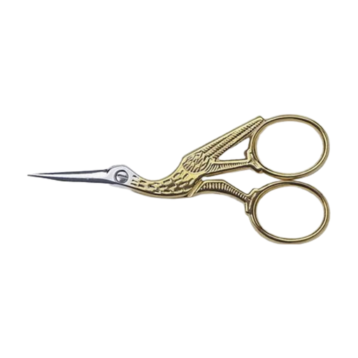 Victorinox Stork Scissors 9cm with gold-plated handle