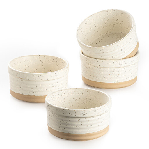 DAFUCERAMIC Ramekins 8 oz Oven Safe, Set de 4