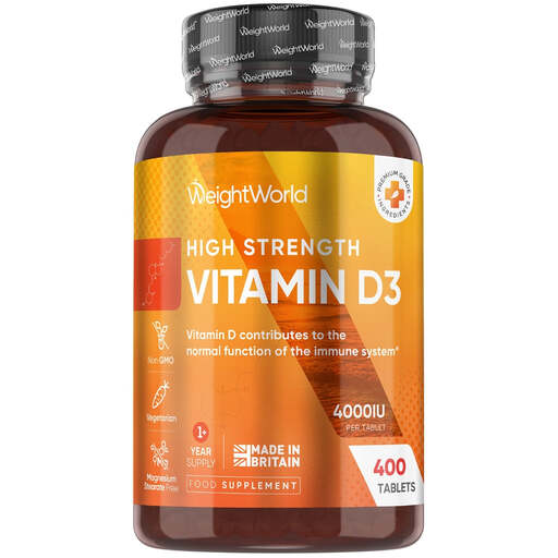 WeightWorld Vitamin D3 4000 IU 400 Tablets