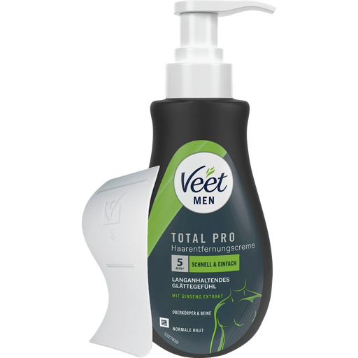 Veet Men Haarentfernungscreme Pumpspender Beine & K?rper, Empfindliche Haut, 400ml