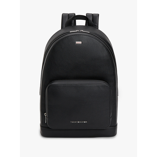 Tommy Hilfiger Accessories Signature Tape Plaque Dome Backpack - Black