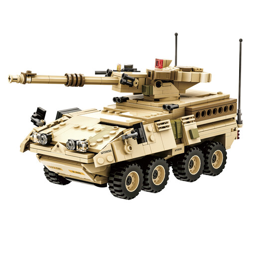 WANGE M1128 Mobile Gun System 458 Pcs Building Blocks Set for Hobby Builders