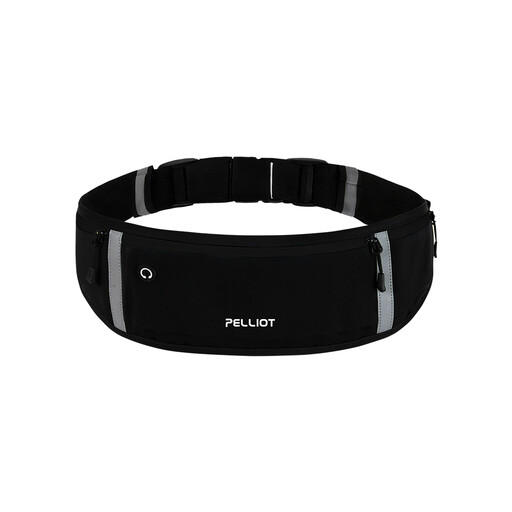 PELLIOT Waist Pack Unisex Outdoor Sports Hands-Free Convenient – Sleek & Versatile, Obsidian Black