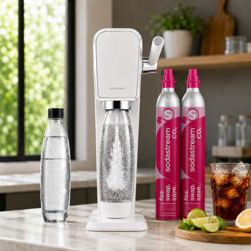 Pack SodaStream ART White avec carafes et recharges