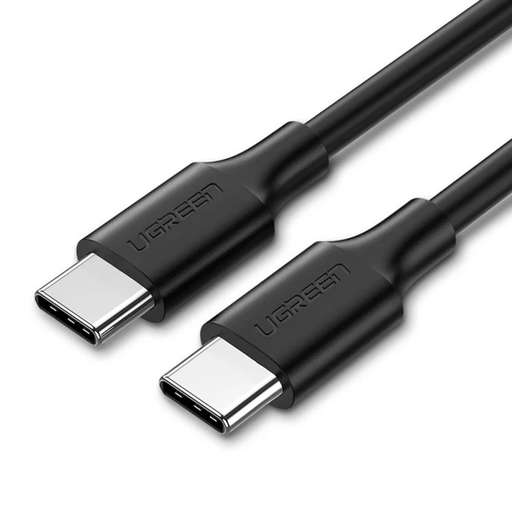 UGREEN USB 2.0 Type C M-M Round Nickel Cable Black 1m