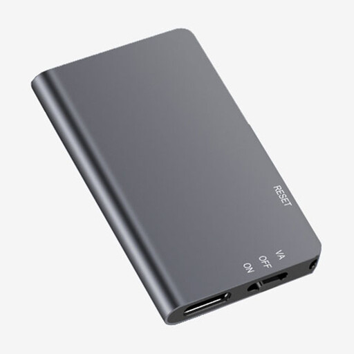 Rexsun L810 64GB digital voice recorder in grey
