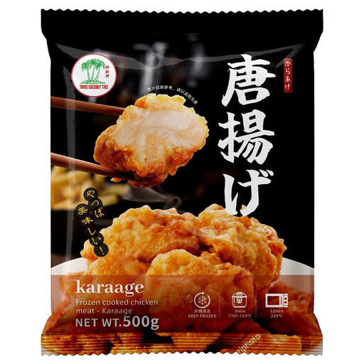 TCT Frozen Cooked Chicken Meat - Karaage 500g