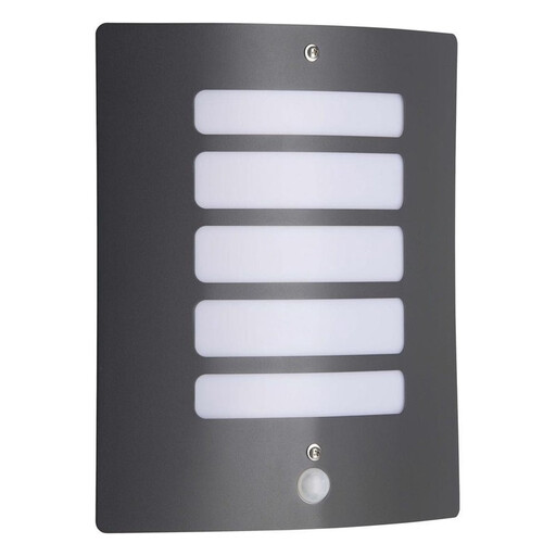 Brilliant Outdoor Light Motion Detector Wall Garden Lamp Light Yard Anthracite