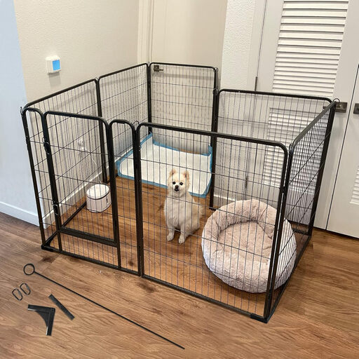 aivituvin Puppy Playpen XL, 100cm Height