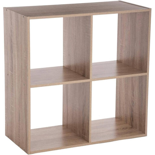 5five 4-Compartment Shelving Unit - Natural