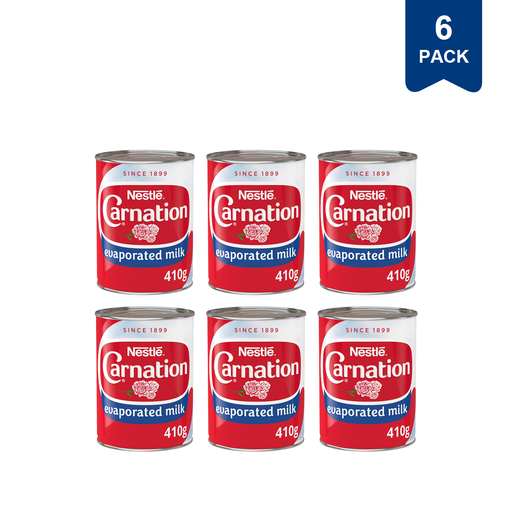 Carnation Evaporated Milk 410g 6 Packs