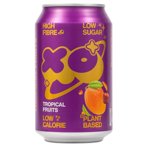Can of XOXO Tropical Soda