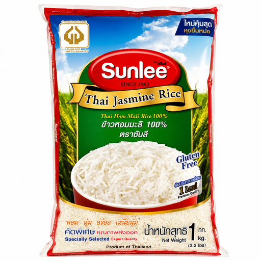 Sunlee Thai Jasmine Rice 1kg