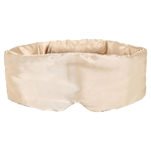 100% Mulberry Silk Eye Mask 19 Momme Champagne