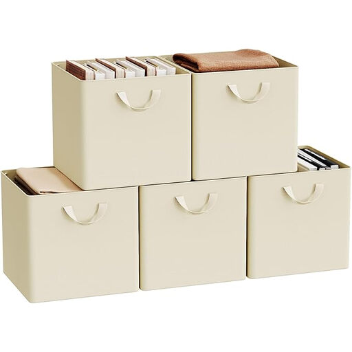 WOLTU Faltbare Aufbewahrungsboxen 5er-Set mit Metallrahmen
