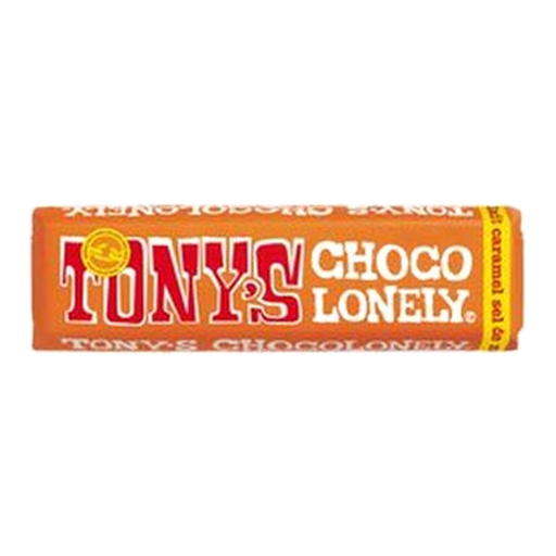 TONY'S, milk chocolate with caramel and sea salt, 47 g