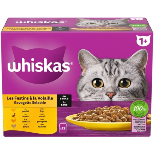 Whiskas Adult Selection in Sauce Multipack