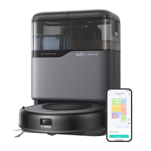eufy Omni C20 robot vacuum cleaner with station