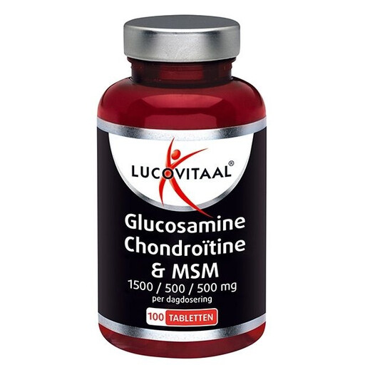 Lucovitaal Glucosamine Chondroitin MSM – 100 Tablets