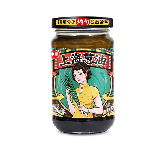 Zhongjing Shanghai Scallion Oil Noodle Seasoning 230g