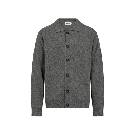 Resteröds Dean Cardigan Light Grey Melange M