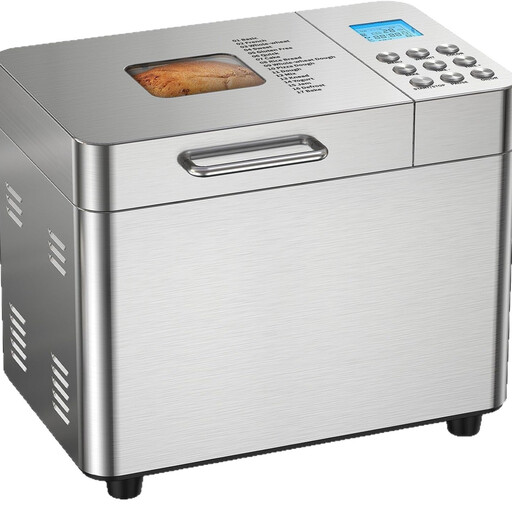 1 kg bread maker, 19 programmes, delayed start and dried fruit dispenser