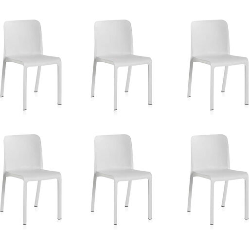 SP Berner Shaf Grana Stackable Chair White (Pack of 6)