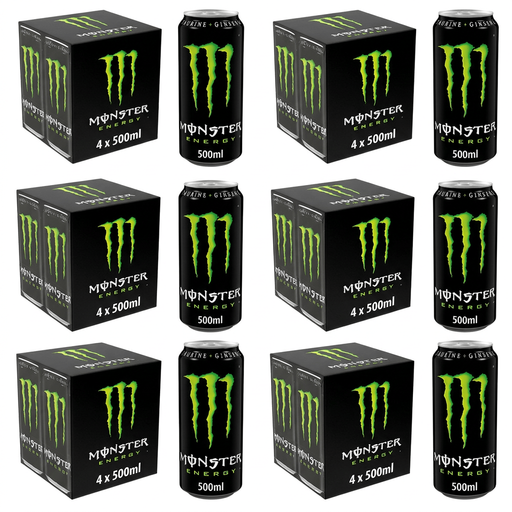 Monster Energy Original Green, 6 × 4 × 500ml cans