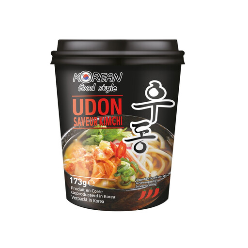Udon Cup Noodles, Kimchi
