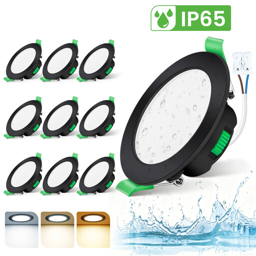 Ultra-Slim Dimmable IP65 Recessed LED Spotlight