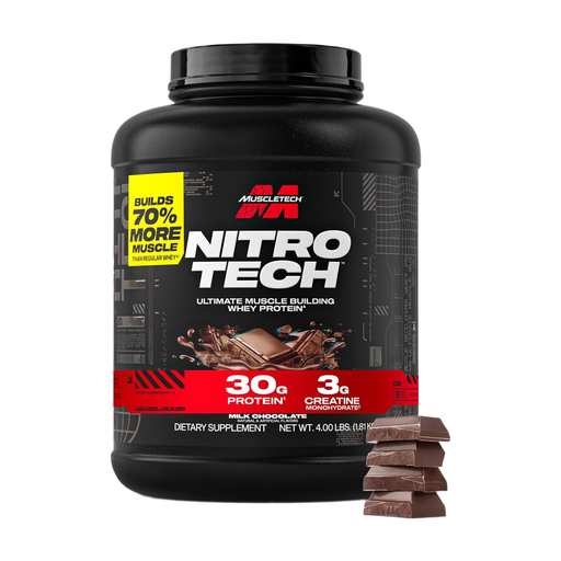 MuscleTech Nitro Tech Whey Protein - 1820 g - Milk Chocolate