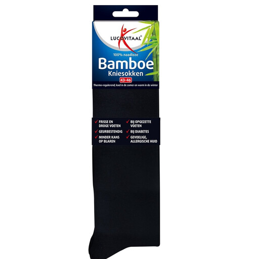 Lucovitaal Bamboe Kniekous