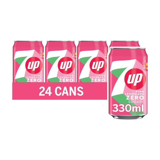 7 Up Lemonade Zero 24 x 330ml multipack