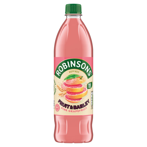 Robinsons Fruit & Barley Pink Grapefruit No Added Sugar 1L