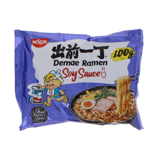 NISSIN Instant Demae Noodles Bag Tokyo Soy 100g