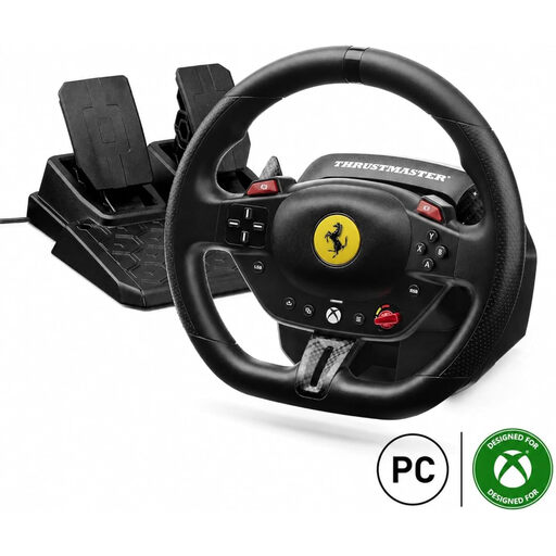 Thrustmaster T98-X Ferrari 296 GTS Racing Wheel and Pedal Set