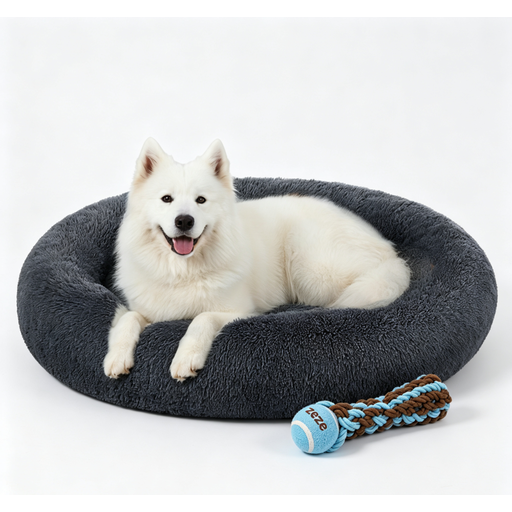 Panier de cage JOYFURNOS en peluche douce pour chien, 120 x 20 cm