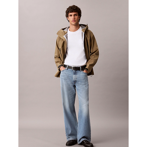 Calvin Klein Jeans Men Oversized Embossed Logo T-shirt - Bright White