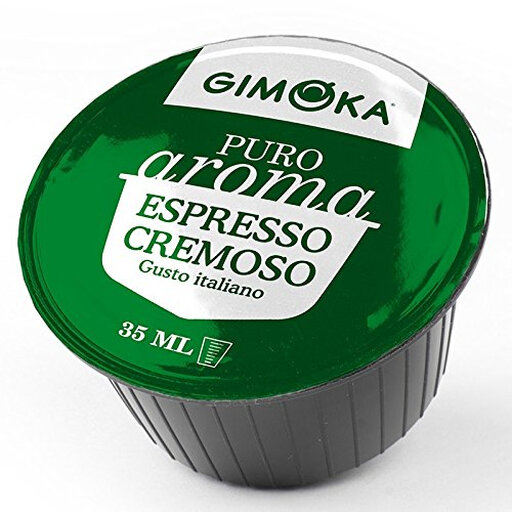 GIMOKA Espresso Cremoso capsules compatible with Dolce Gusto, 16 capsules, 112 g