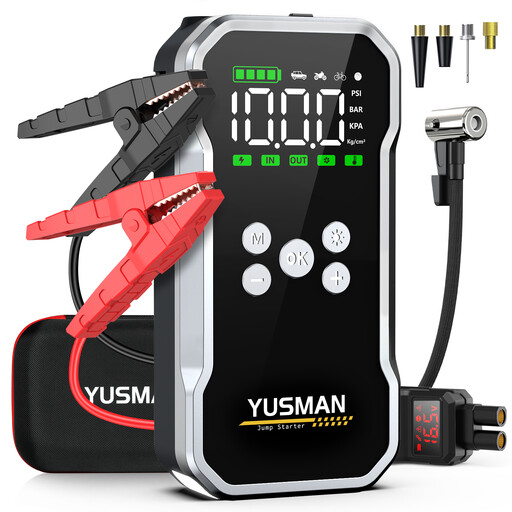 Jump Starter YUSMAN F03 Power Bank with Compressor