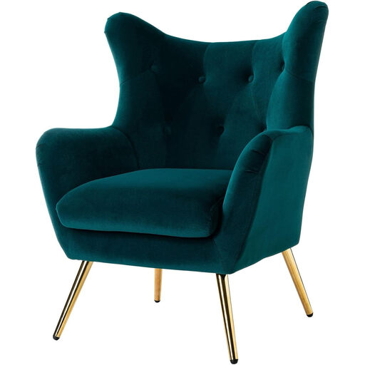 Fauteuil en Velours HULALA HOME