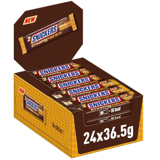 Snickers Creamy Peanut Butter Chocolate Bars