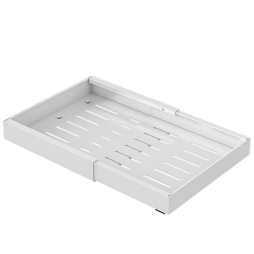 VIVREAL Extendable Storage Rack - Large White Pull-out Basket