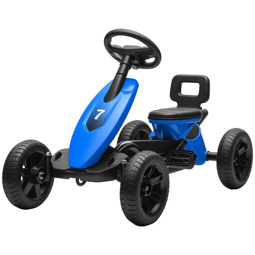 AIYAPLAY Pedal Go Kart in Blue